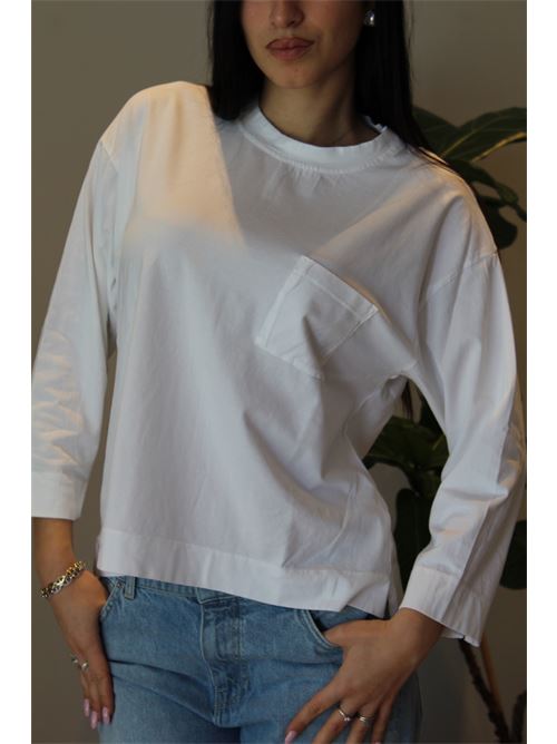 T-shirt m/lunga con taschino DIECI MINUTI | 197621